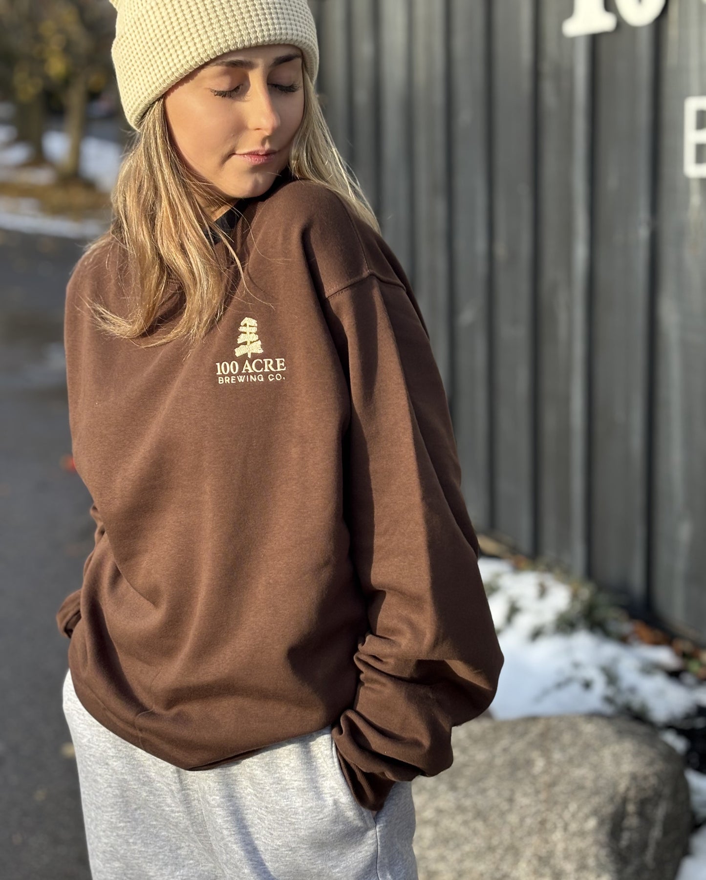 Brown Crewneck